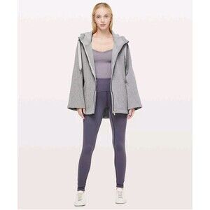 Lululemon Principal Dancer Hoodie Grey/Gray Zip Sweatshirt Jacket Womens Size 4